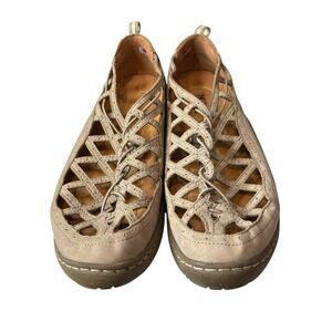 Kalso Earth Women's Taupe Oasis Closed Toe Sandals Size 10B